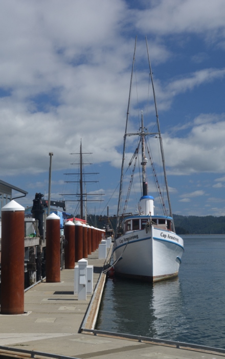 fishing boat at Florence port